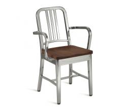 Изображение продукта emeco Navy кресло с подлокотниками with natural wood seat
