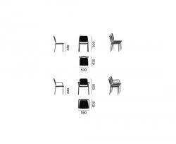 AKABA E-motive stackable chair - 2