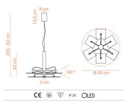 Bernd Unrecht lights Adjust S – OLED - подвесной светильник - 3