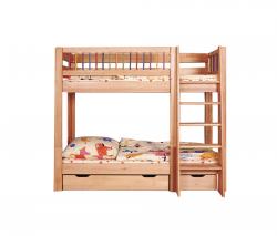 De Breuyn Kubu bunk bed with both upper and lower railing - 1