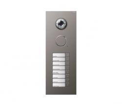 Gira Door station stainless steel | 8-gang with video - 1