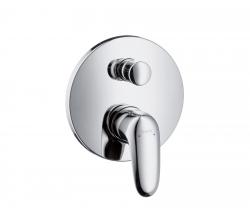 Hansgrohe Metris E Single Lever Bath Mixer for concealed installation with integrated security combination according to EN1717 - 1