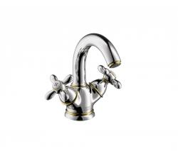 Hansgrohe Axor Carlton 2-handle basin mixer with swivel spout and copper pipes DN15 - 1