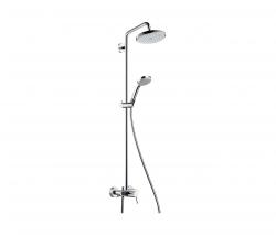 Hansgrohe Croma 220 Showerpipe with Single Lever Mixer DN15 - 1