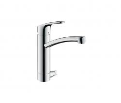 Hansgrohe Focus E² Single Lever Kitchen Mixer DN15 with device shut-off valve - 1