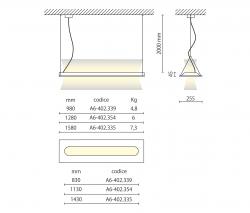 Aqlus Level 3x Classic direct/indirect подвесной светильник - 2