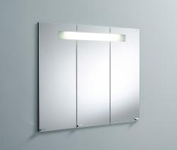 burgbad Sys30 | Mirror cabinet with horizontal light to be installed into niche - 1