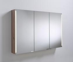 burgbad Sys30 | Mirror cabinet with vertical LED-light - 1