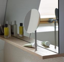 Изображение продукта burgbad Sys30 | Wall rack incl. зеркало для бритья