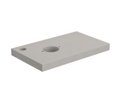 Clou First shelf with tap hole CL/07.37010.01 - 1