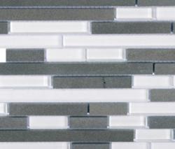 Изображение продукта Porcelanosa Noohn Stone Glass Mosaics Strip Mix Glacier Nieve