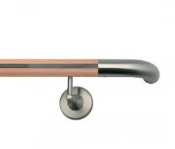 HEWI Handrail, stainless steel curved end - 1