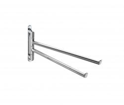 pomd’or Micra Hinged side double towel rail - 1