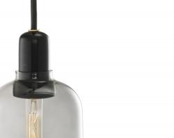 Normann Copenhagen Amp подвесной светильник, дымчатый/черный - 2