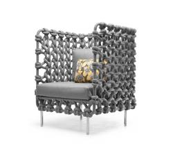 Изображение продукта Kenneth Cobonpue Cabaret Easy кресло с подлокотниками с высокой спинкой