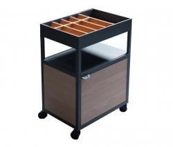 Hay New Order Workspace Trolley with WW-Shape Cork Accessory - 1