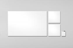 Lintex Mood Glass Board white - 1