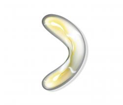 SLAMP CROCCO SMALL ярко-желтый настенный светильник - 3