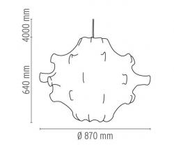 Подвесной светильник FLOS TARAXACUM S2 COCOON NEW EDITION 2005 - 2