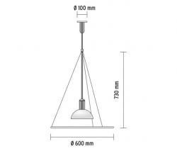 Подвесной светильник FLOS FRISBI - 2