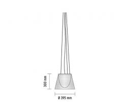 Подвесной светильник FLOS KTRIBE S2 ECO прозрачный - 2