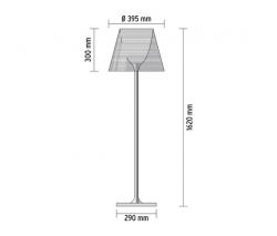 Торшер FLOS KTRIBE F2 DIM хром/бронзовый металлик - 2