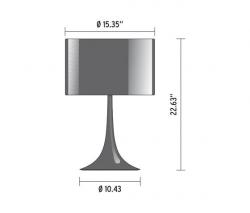 Настольный светильник FLOS SPUN LIGHT T1 белый - 2