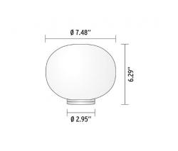 Настольный светильник FLOS GLO-BALL BASIC ZERO белый - 2