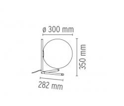 Настольный светильник FLOS IC T2 хром - 2