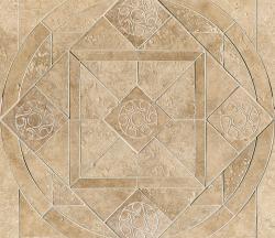 Lea Ceramiche Ancient Jerusalem | Decoro intarsio rosone Ghihon beige - 1