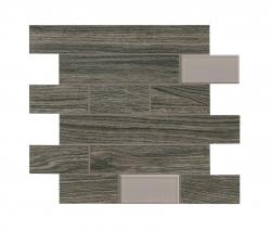 Lea Ceramiche Bio Timber | Oak Grigio Scuro mosaico wall - 2