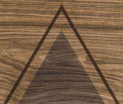Lea Ceramiche Bio Timber | Oak Patinato Scuro triangles - 1