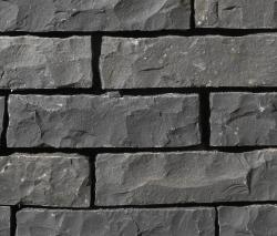 Metten Basalt schwarz Mauersteine - 1