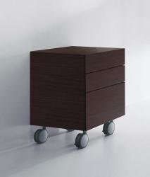 Kerasan Units Wenge drawers chest with 3 drawers - 1