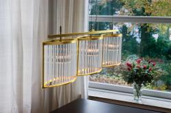 Licht im Raum Stilio 3 pure brass - 2