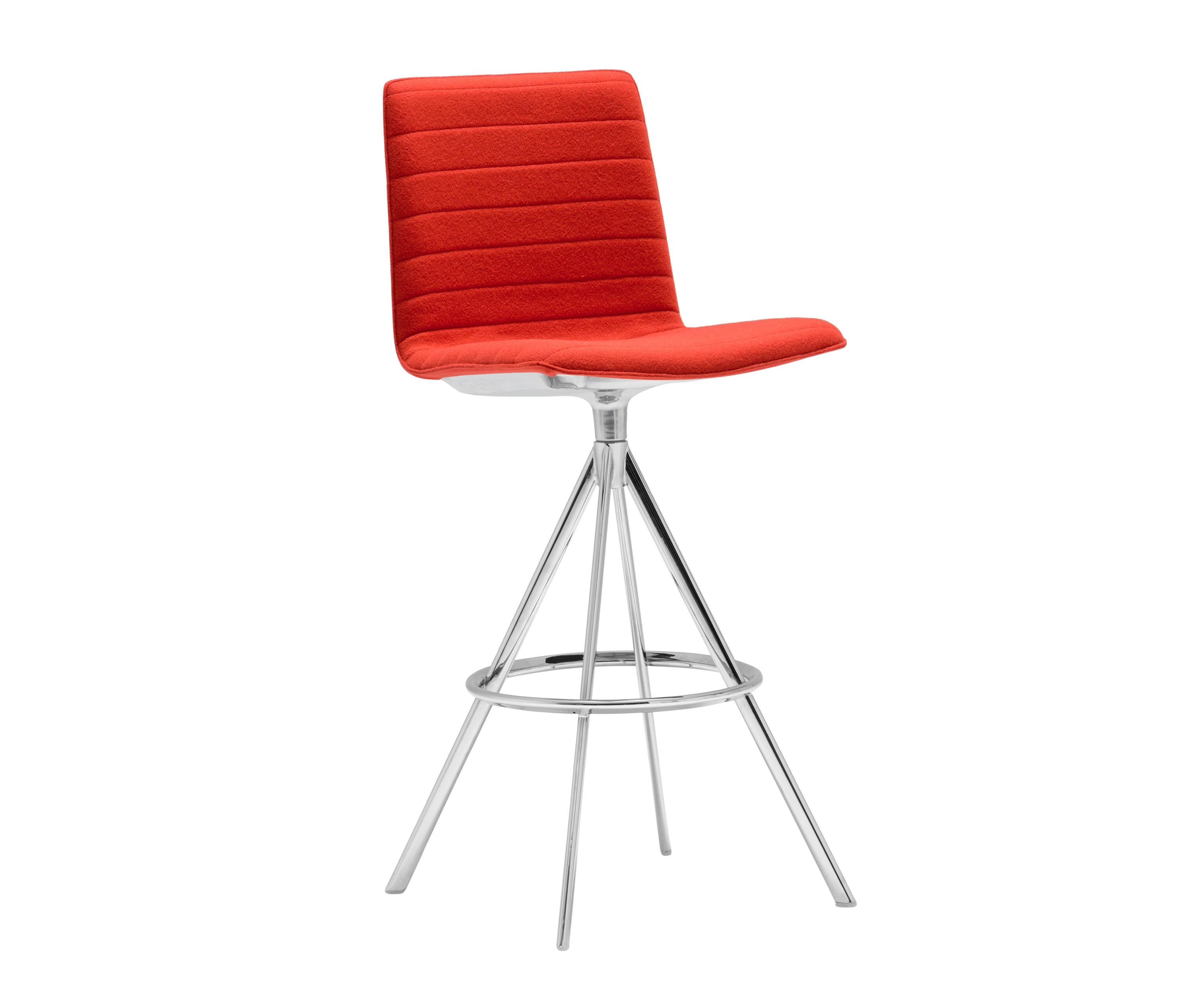 Барный стул Flex. Элегантный стул. Стул Флекс оранжевый.