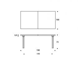 Artek Extension стол H94 - 3