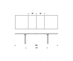 Artek Extension стол H94 - 4