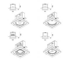 Wever&Ducre Cocoz square QR111 black - 2