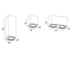 Wever&Ducre Docus Ceiling II aluminum - 2