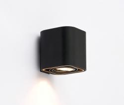 Wever&Ducre Docus wall I black structured anodized gold - 1