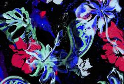 Изображение продукта wallunica Abstract Backgrounds | Abstract hibiscus flower design