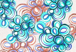 Изображение продукта wallunica Abstract Pattern | Abstract circular design