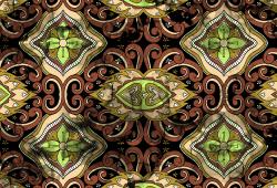 Изображение продукта wallunica Abstract Pattern | Brown and green design