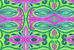 Изображение продукта wallunica Abstract Pattern | Green and magenta abstract design