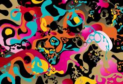 wallunica Colourful Design | Funky camouflage design - 1