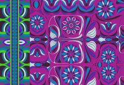 wallunica Colourful Design | Purple design - 1