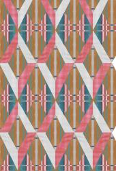 Изображение продукта wallunica Geometric Design | Diamonds over repeating striped background