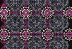 Изображение продукта wallunica Geometric Design | Fuschia, purple and black geometric design