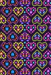 wallunica Geometric Design | Jeweled heart design - 1